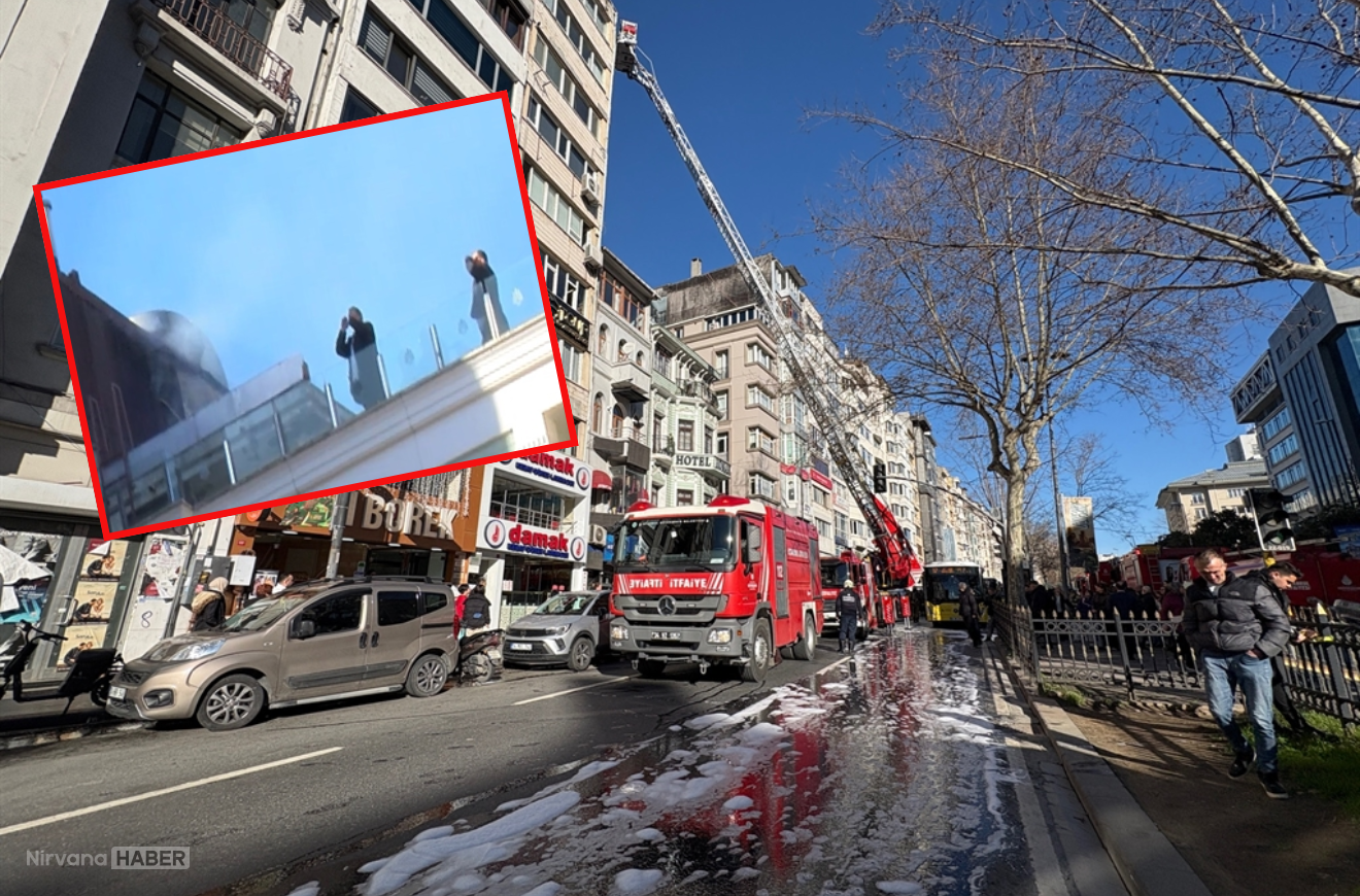 Şişli’de restoran yangını: Cadde trafiğe kapatıldı