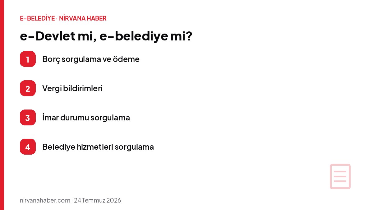 e-Devlet mi, e-belediye mi?