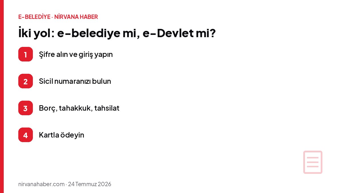 İki yol: e-belediye mi, e-Devlet mi?