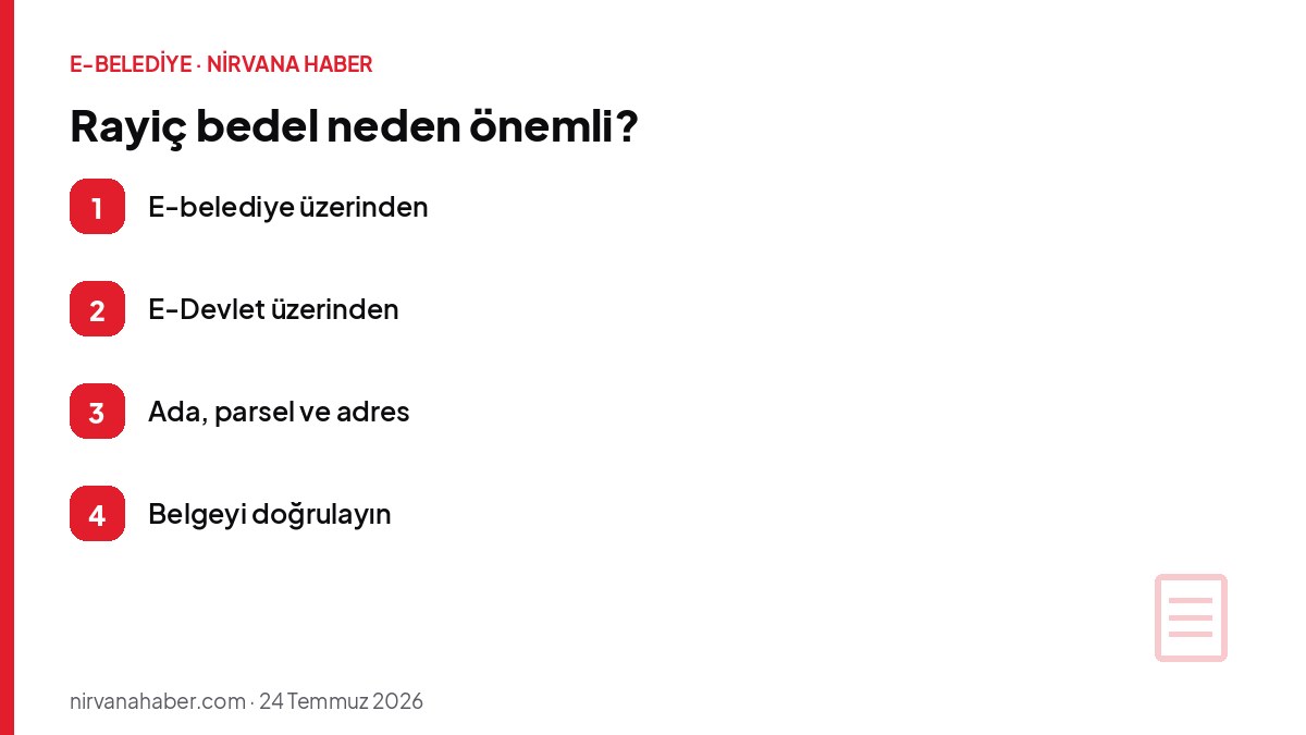 Rayiç bedel neden önemli?