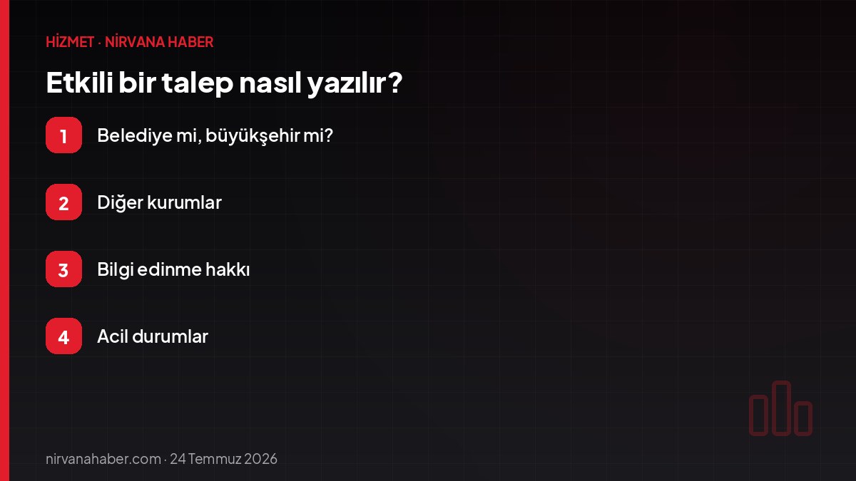 Etkili bir talep nasıl yazılır?