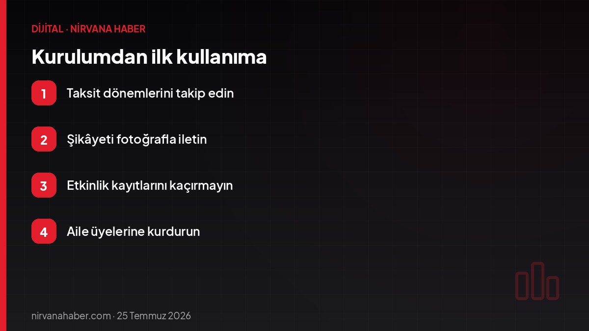 Kurulumdan ilk kullanıma