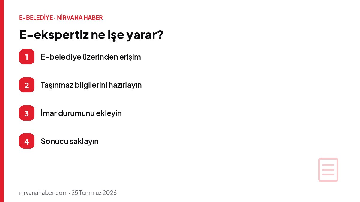 E-ekspertiz ne işe yarar?