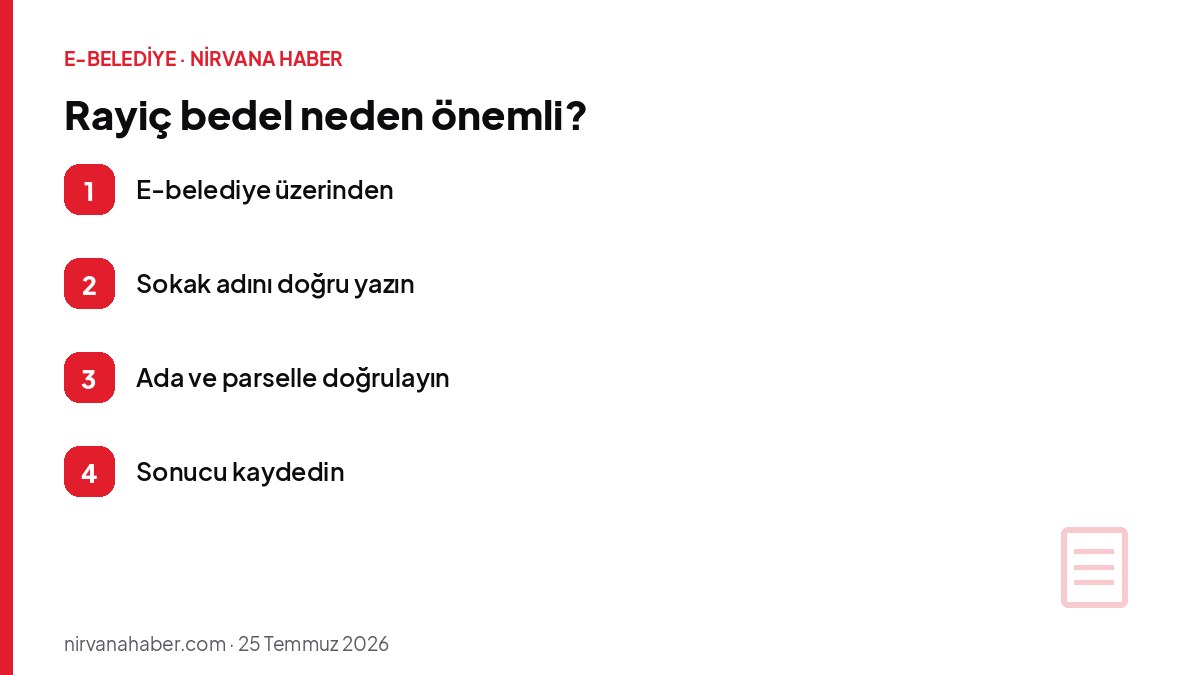Rayiç bedel neden önemli?
