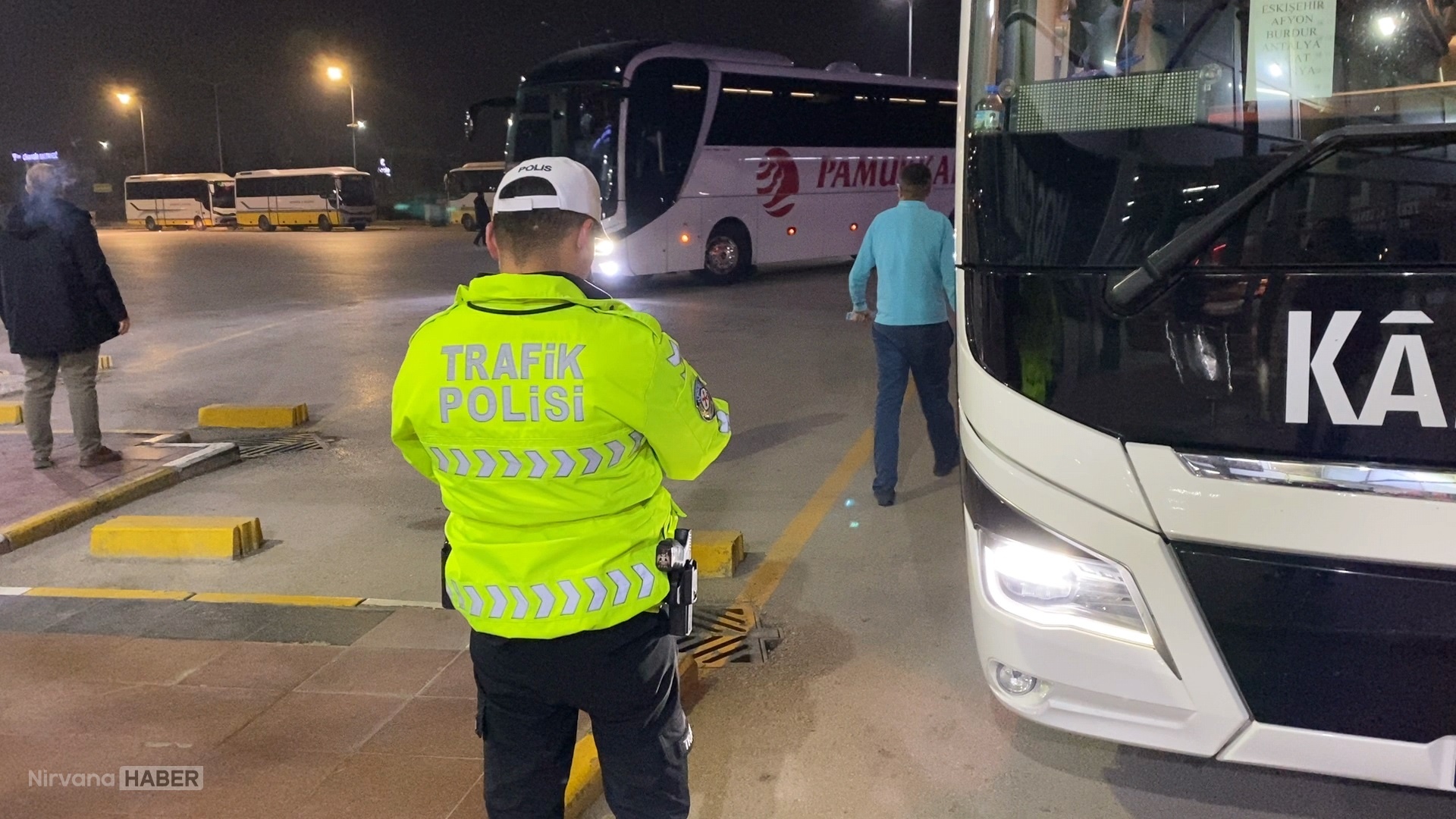 Bursa'da bayram tatili öncesi terminalde trafik denetimi gerçekleştirildi