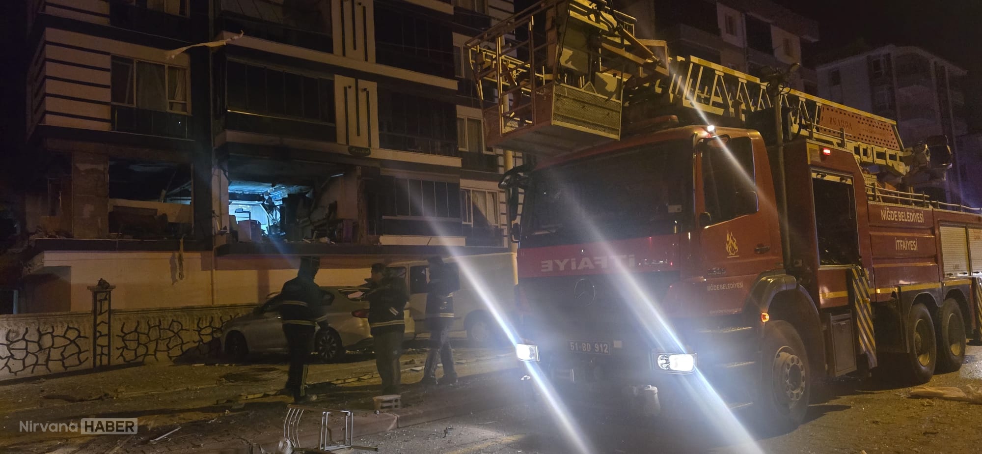 Niğde’de doğal gaz kaynaklı patlama meydana geldi: 12 kişi yaralandı