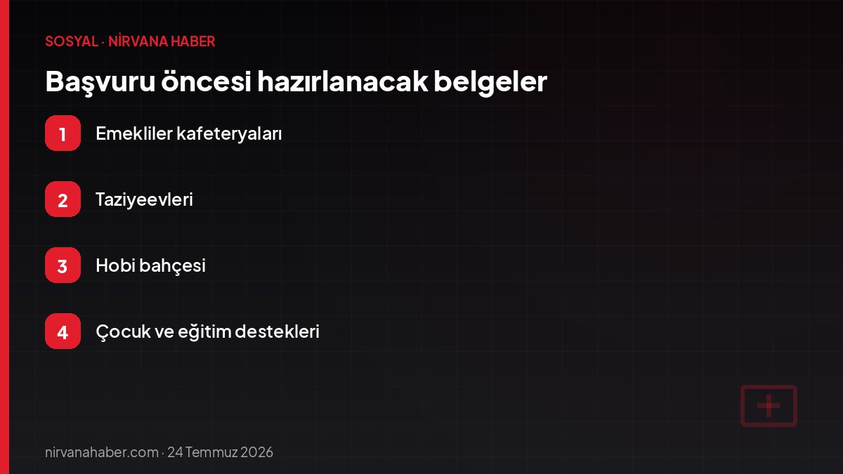 Başvuru öncesi hazırlanacak belgeler