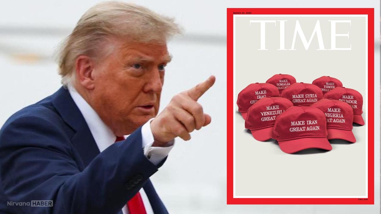 Time dergisinden Trump'a göndermeli kapak: "Make Iran Great Again"