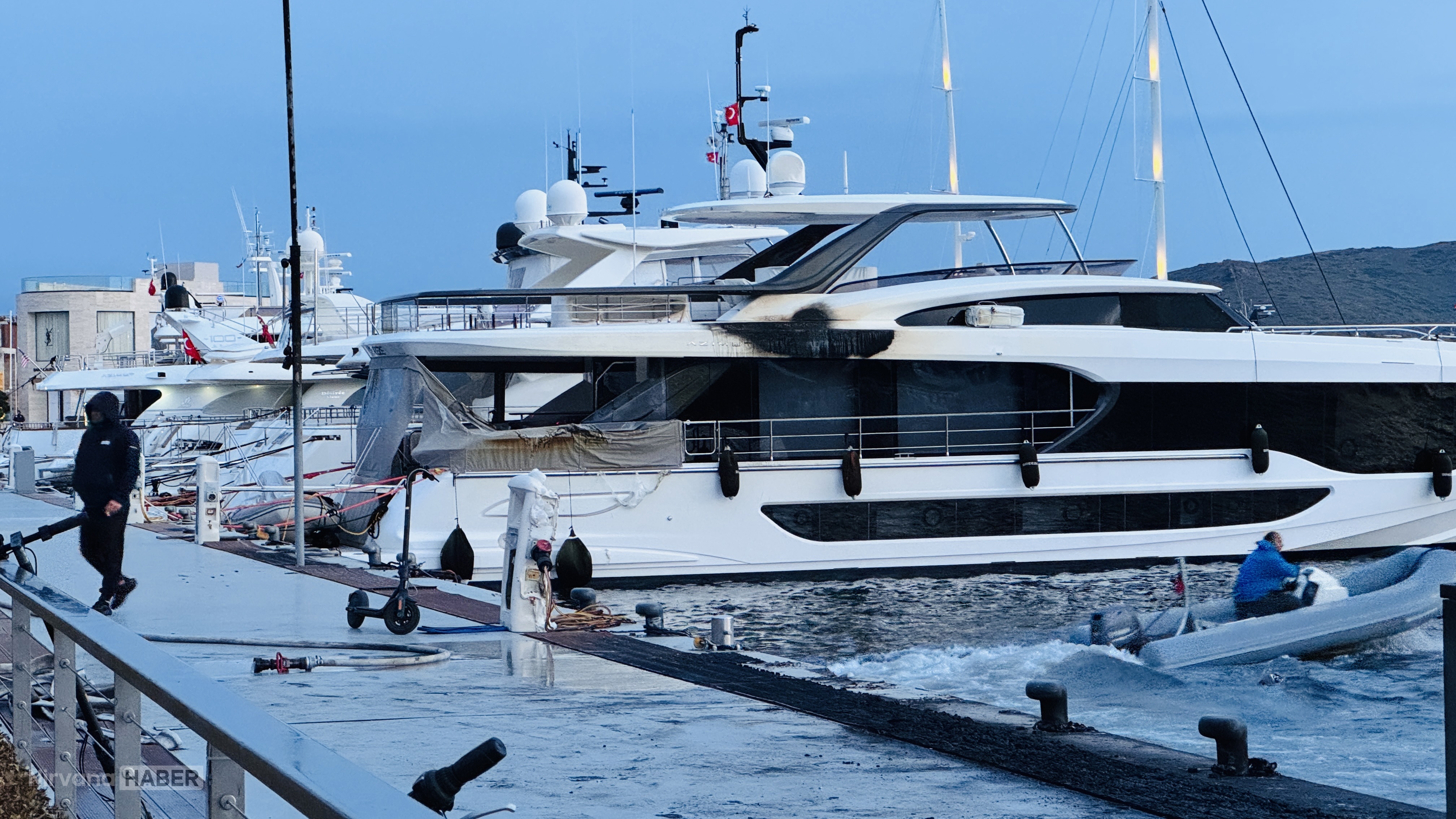 Bodrum marina yangını 100 milyon dolarlık zarar verdi