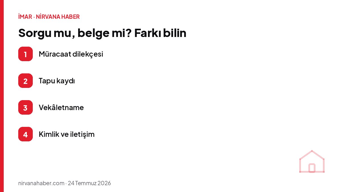 Sorgu mu, belge mi? Farkı bilin