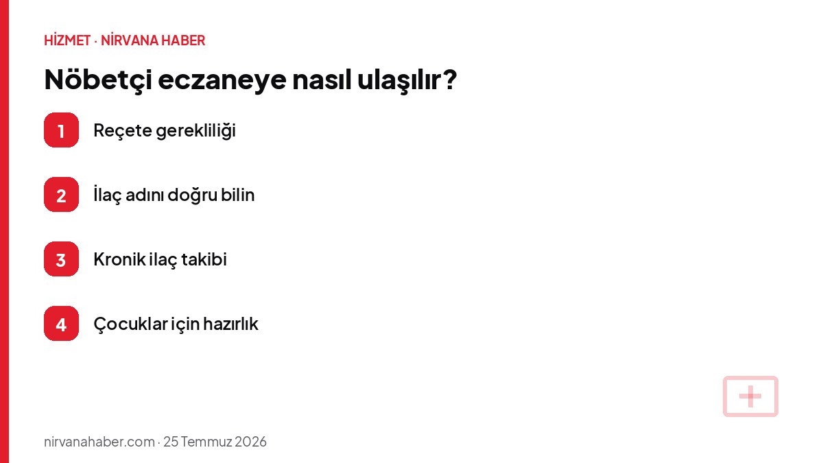 Nöbetçi eczaneye nasıl ulaşılır?