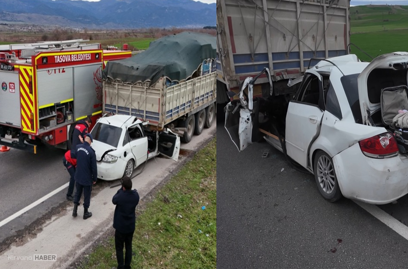 Amasya’da feci kaza: Cenazeye giden 2 kişi hayatını kaybetti