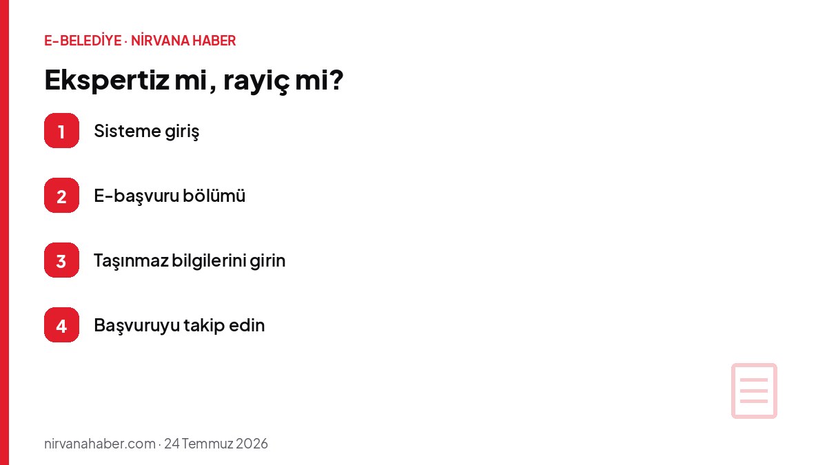 Ekspertiz mi, rayiç mi?
