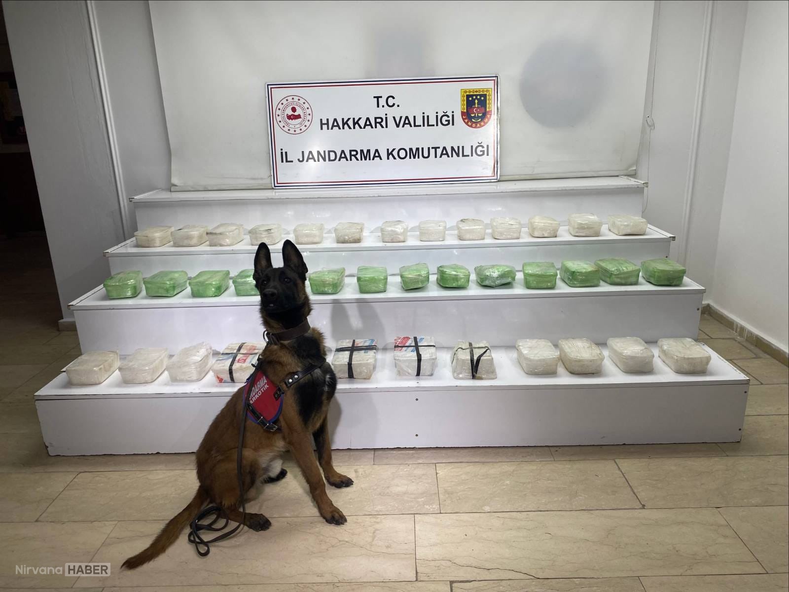Hakkari'de 58 kilo 971 gram sentetik uyuşturucu ele geçirildi