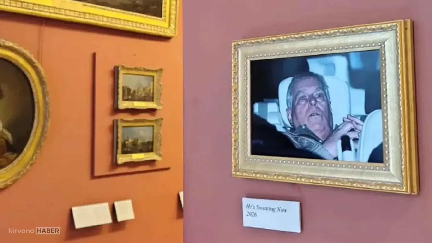 Epstein'le bağlantılı eski Prens Andrew'un fotoğrafı Louvre'da!