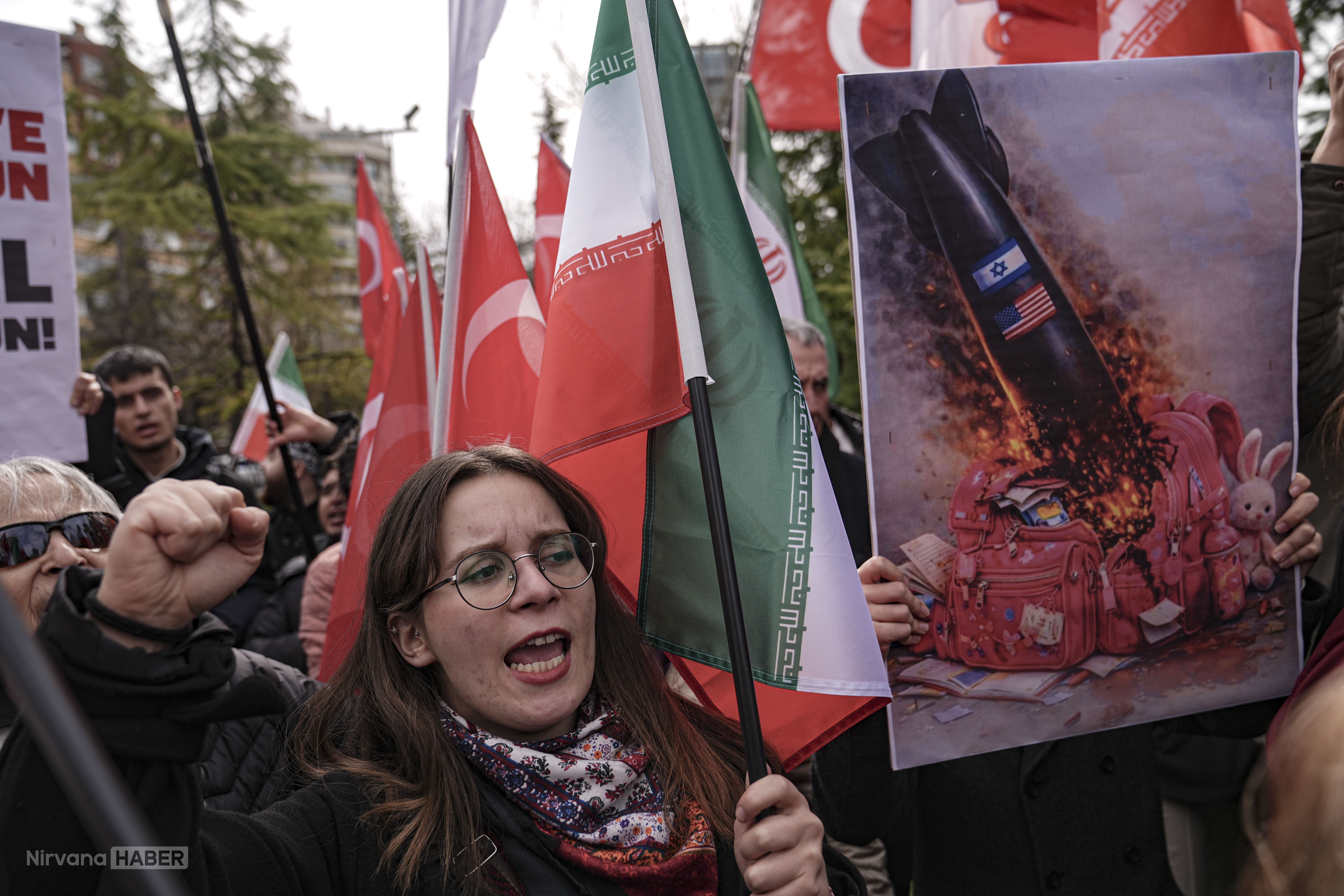 Ankara'da ABD Büyükelçiliği önünde protesto düzenlendi