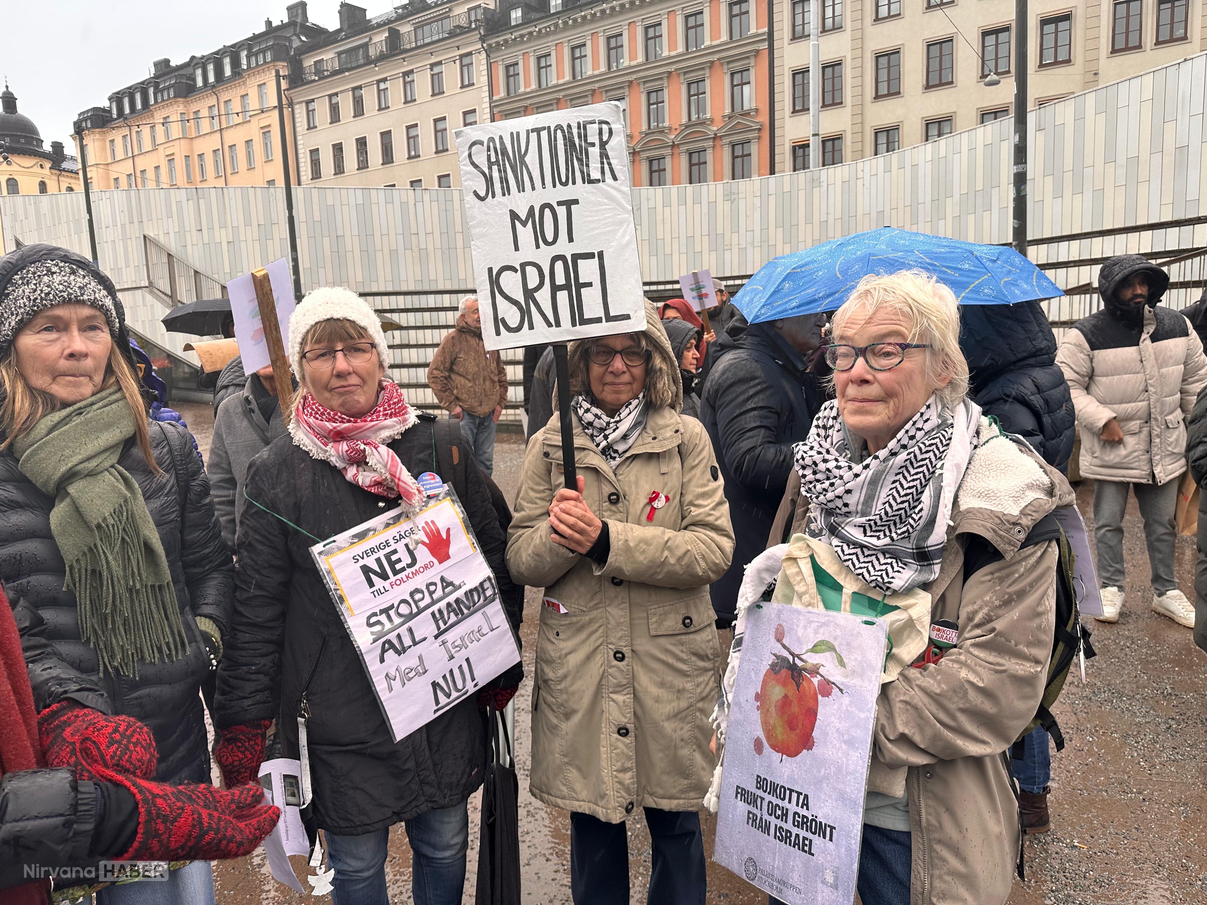 İsveç'te İsrail'in Batı Şeria'yı ilhak kararı protesto edildi