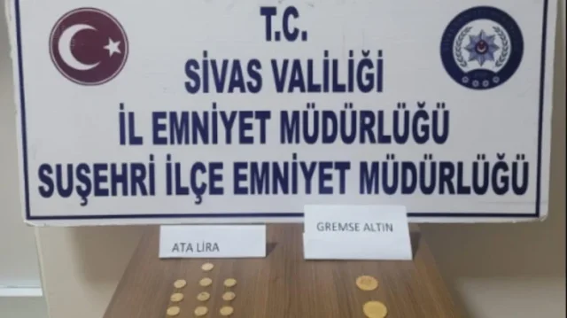 Sivas'ta Sahte Altın Satmaya Çalışan 3 Kişiden 1'i Tutukland...