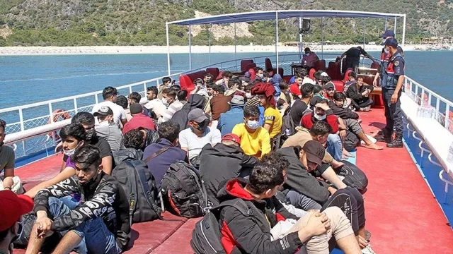 Muğla'da 74 Düzensiz Göçmen Yakalandı, 46 Göçmen Kurtarıldı