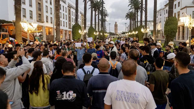 Fas’ta Gençler Eğitim ve Sağlık Reformu Talebiyle Sokakta