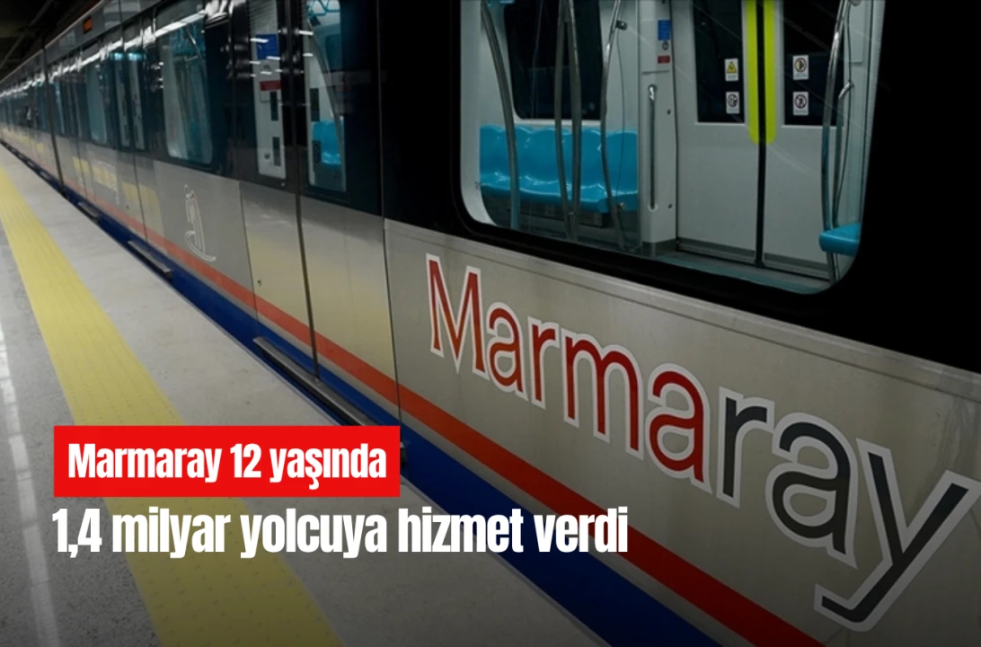 Marmaray 12 yaşında: 1,4 milyar yolcuya hizmet verdi