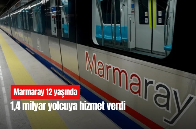 Marmaray 12 yaşında: 1,4 milyar yolcuya hizmet verdi