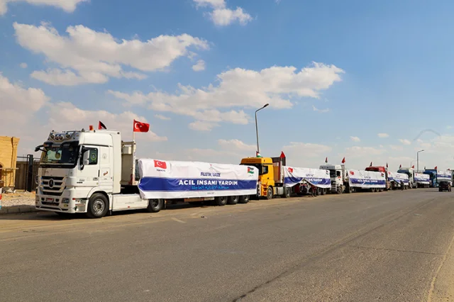 Türkiye Diyanet Vakfı, Gazze için Mısır'ın Ariş Kentine 20 T...