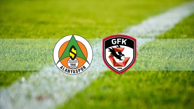 Corendon Alanyaspor Gaziantep FK Maçının İlk Yarısı 0-0 Eşit...