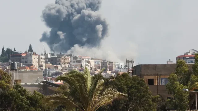 İsrail Saldırıları Nedeniyle Lübnan'ın Nebatiye Bölgesinde E...