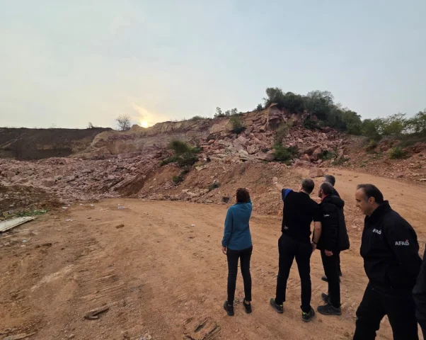 Ordu'daki taş ocağı şantiyesindeki göçüğe ilişkin ön incelem...