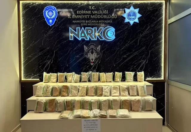 Kapıkule'de 66 Kilo Sentetik Uyuşturucu Ele Geçirildi
