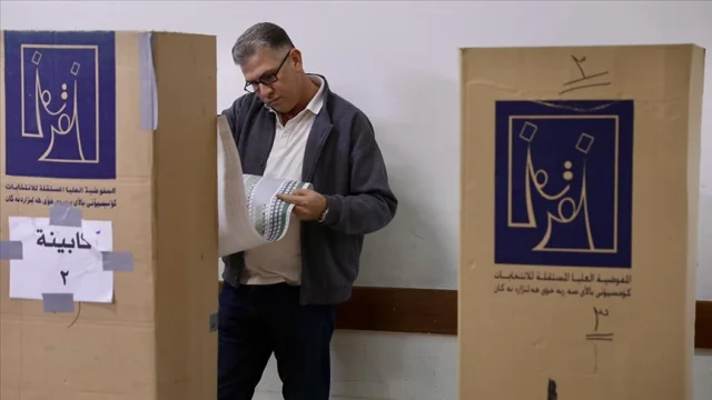 Irak genel seçimlerine en yüksek katılım Duhok seçim bölgesi...