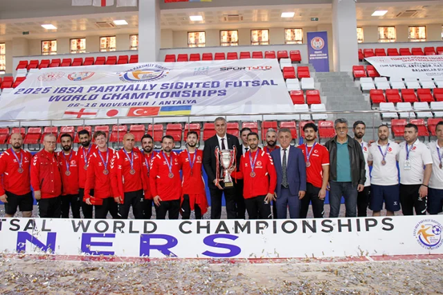 Kısmi Görme Engelliler Futsal Dünya Şampiyonası Antalya'da