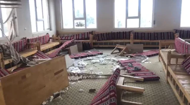 Mardin'de taziye evine zarar verme olayı: 2 gözaltı