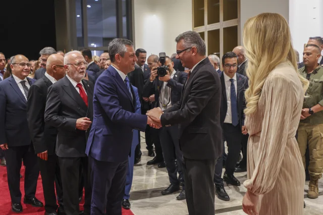 Özgür Özel, KKTC'nin 42. Yıl Dönümü Resepsiyonuna Katıldı