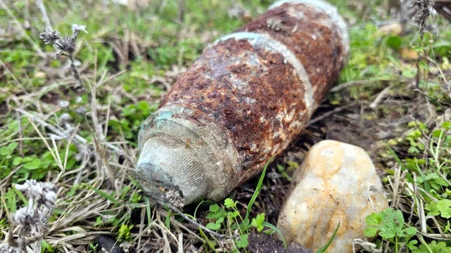 Edirne'de top mermisi imha edildi: Jandarma müdahalesi