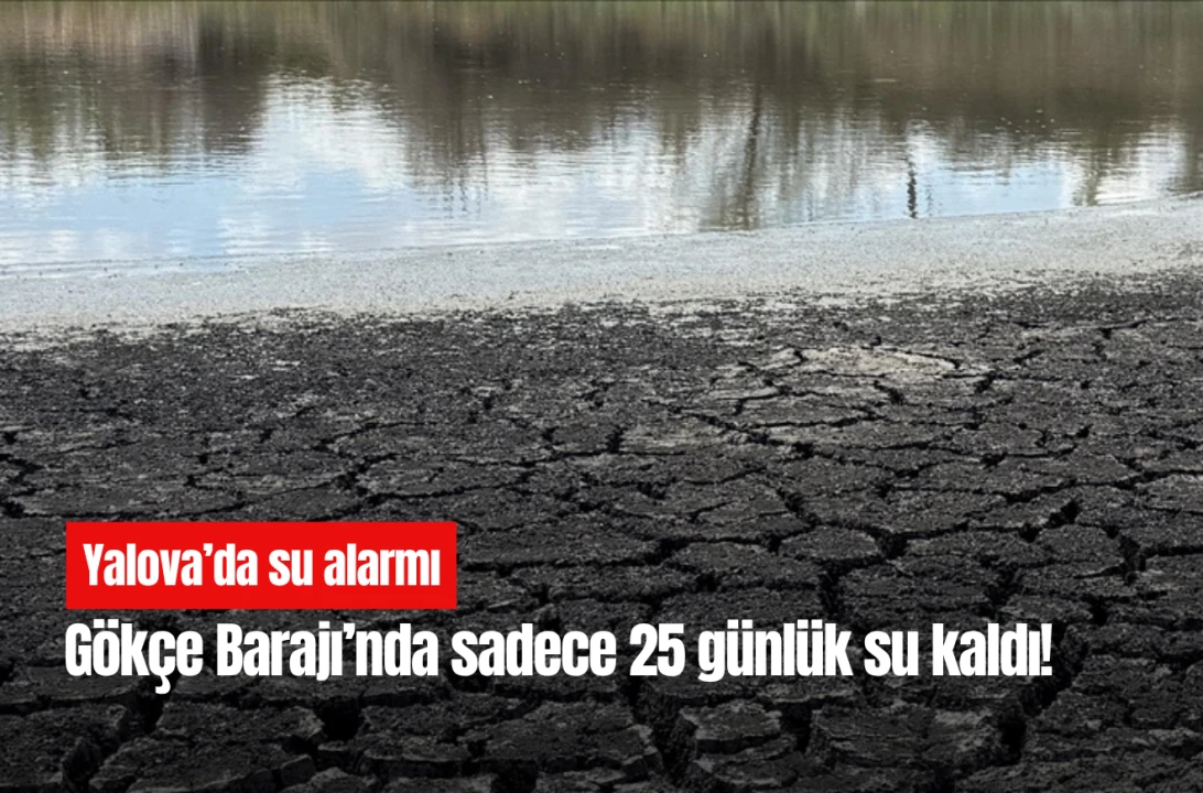 Yalova'da su alarmı: Gökçe Barajı'nda sadece 25 günlük su kaldı!