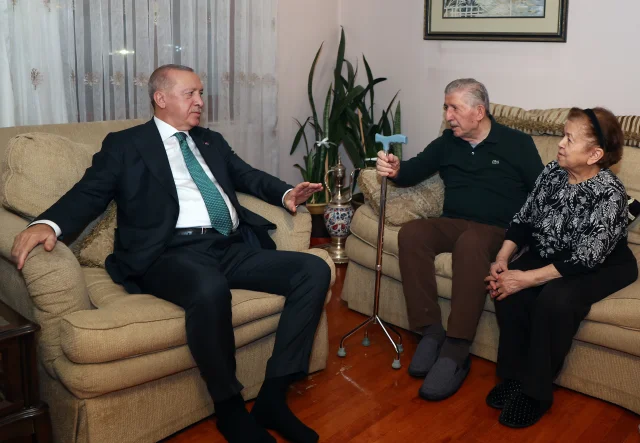 Cumhurbaşkanı Erdoğan Köksal Toptan ziyareti gerçekleşti