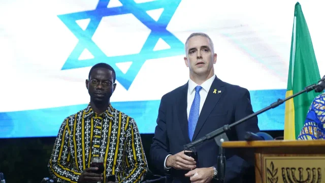 İsrail'in Dakar Büyükelçisi Panele Katıldığı Sırada Protesto...