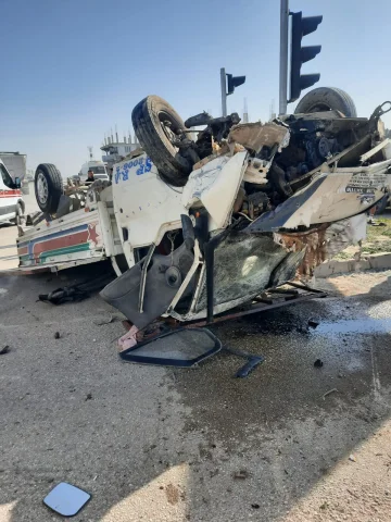 Hatay zincirleme kaza: 4 araç çarpıştı, 7 yaralı