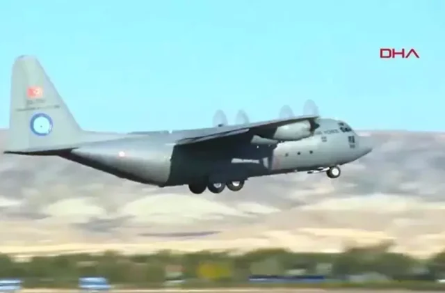 MSB: Azerbaycan-Gürcistan sınırındaki C-130 askeri kargo uça...