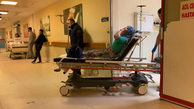 Bursa Kestel'de Lastiği Patlayan Otomobil Şarampole Yuvarlan...