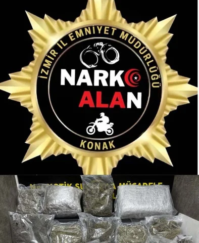 İzmir'deki Uyuşturucu Operasyonunda 25 Kilo 225 Gram Skunk E...