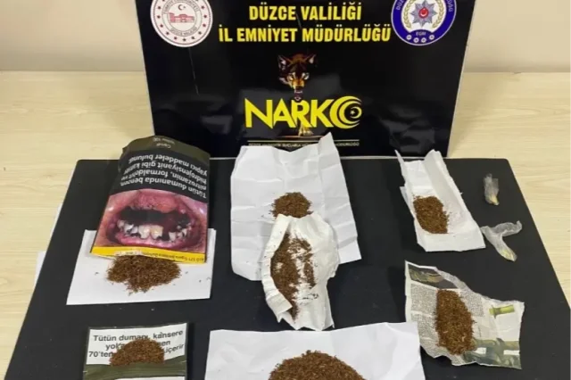 Düzce'de Uyuşturucu Operasyonu: 3 Şüpheli Tutuklandı