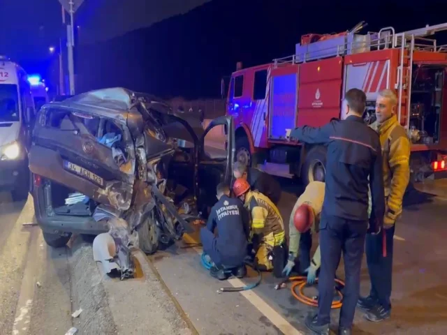 Maltepe'de zincirleme kaza: 4 yaralıyla sonuçlandı