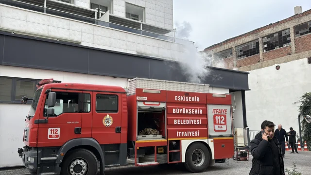 Eskişehir'de işletme mutfağında çıkan yangın kontrol altına...