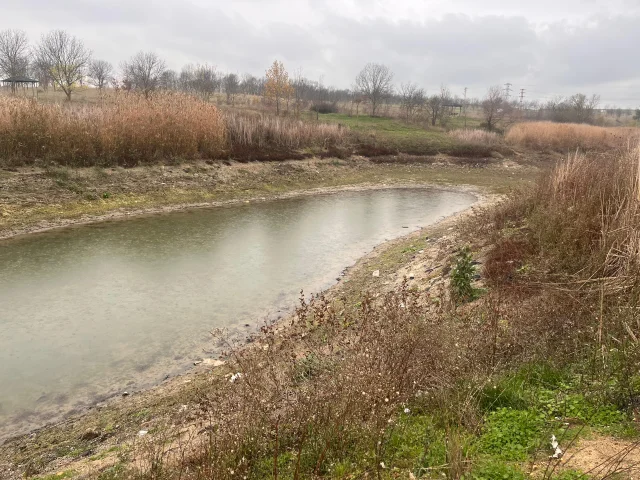 Kuraklık nedeniyle Hayrabolu Göleti'nde su seviyesi düştü