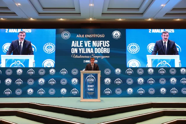 Cumhurbaşkanı Yardımcısı Yılmaz, 'Aile ve Nüfus On Yılına Do...