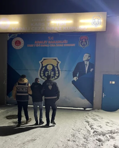 Kars'ta 15 Yıl Hapis Cezası Bulunan Hükümlü Yakalandı