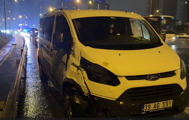Kağıthane'de 7 Aracın Karıştığı Zincirleme Kaza Meydana Geldi
